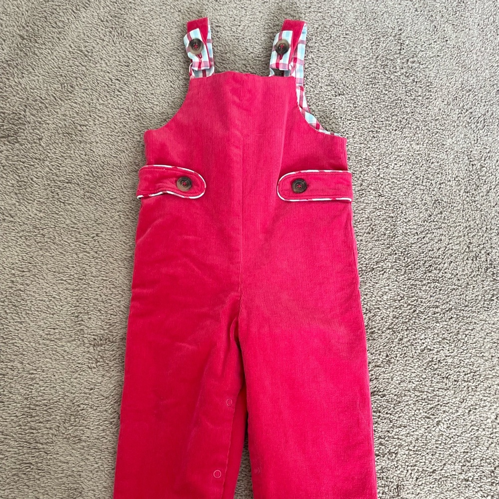 The Beaufort Bonnet Company Boy’s Longall in Red Corduroy